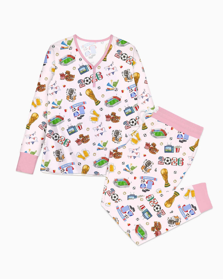Dreaming of The Cup Bamboo Women Pajama Set