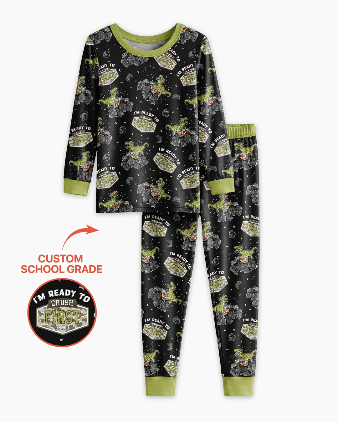 I'm Ready to Crush Bamboo Two Piece Long Sleeve Pajama Set