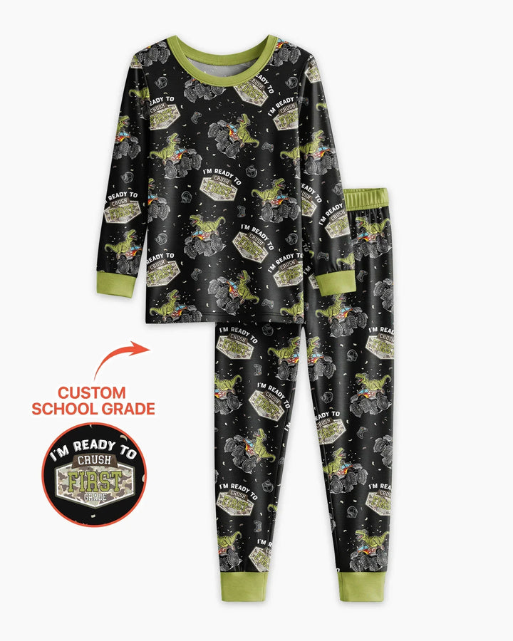 I'm Ready to Crush Bamboo Two Piece Long Sleeve Pajama Set