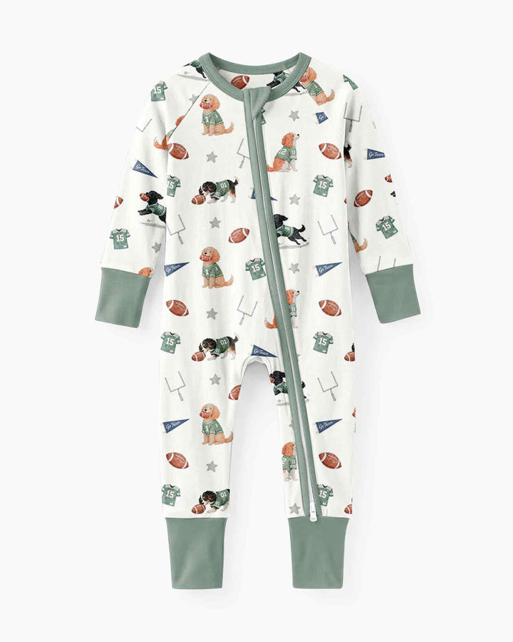 Football Pup Squad Family Matching Bamboo Convertible Zippy
