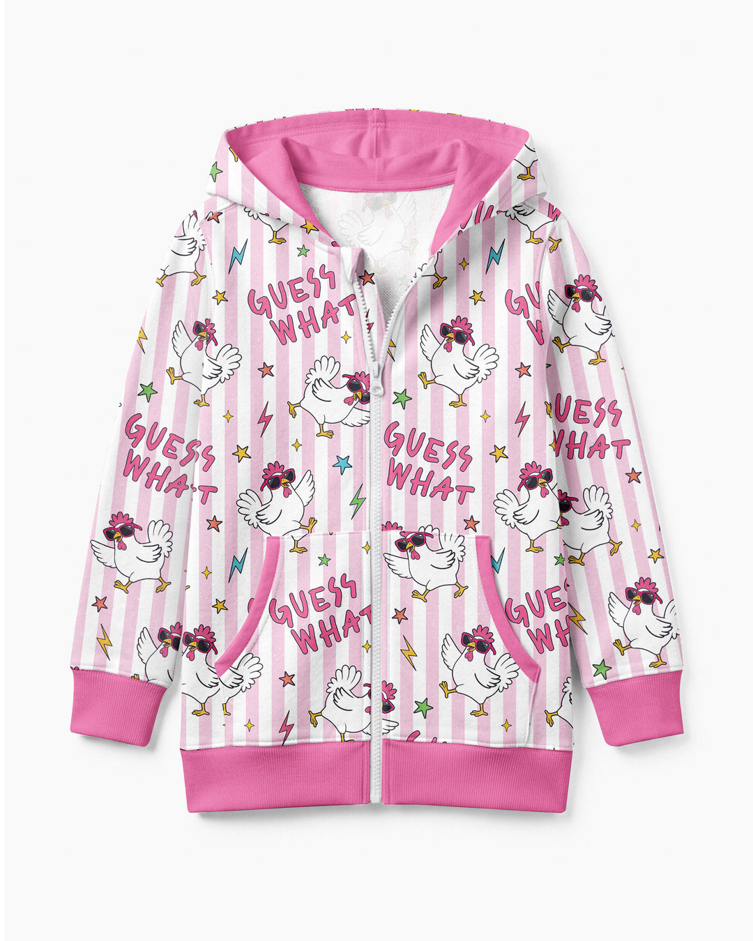 Guess What Chicken Butt! Bamboo Zip Hoodie