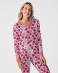 Halloween Cherry Skull Bamboo Women Pajama Set