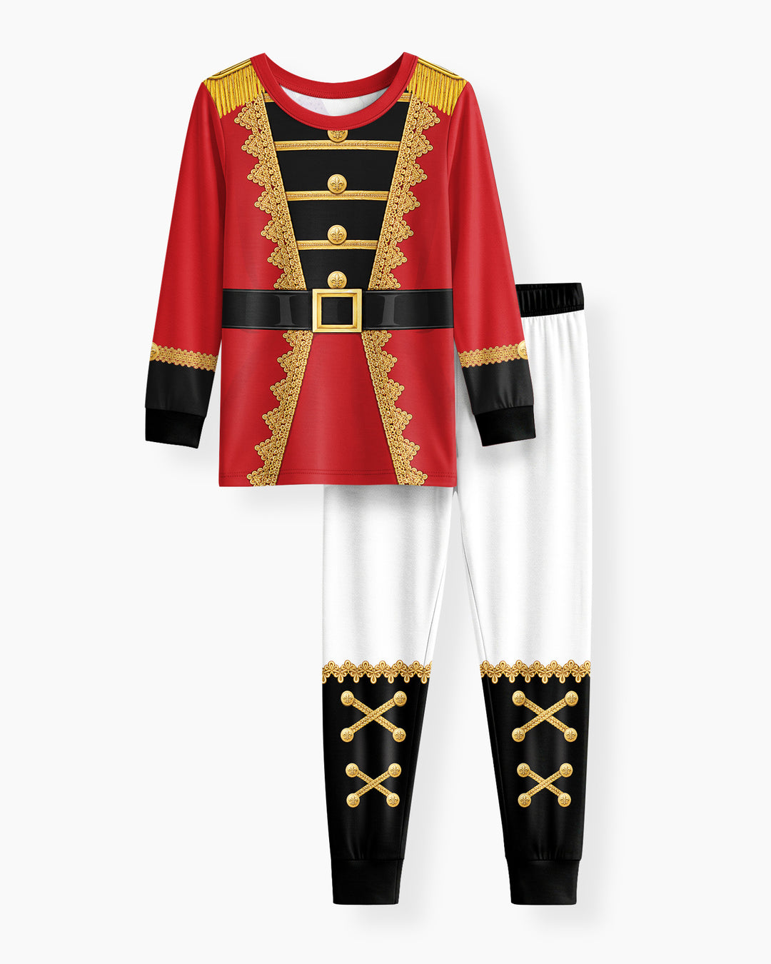 Nutcracker Soldier Bamboo Two Piece Long Sleeve Pajama Set