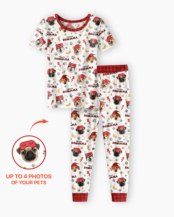 CUSTOM Template Bamboo Two Piece Short Sleeve Pyjamas Set