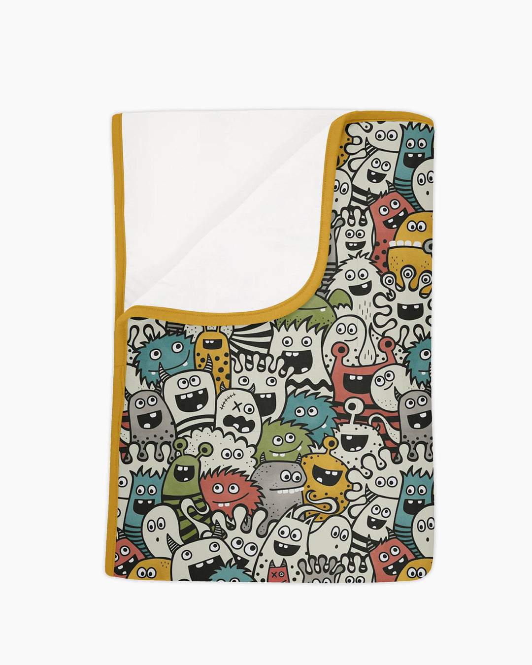 Monsters And Friends Bamboo Blanket