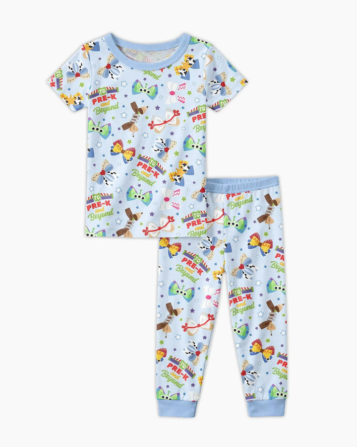 Ready for Pre-K Bamboo Two Piece Short Sleeve Pajama Set