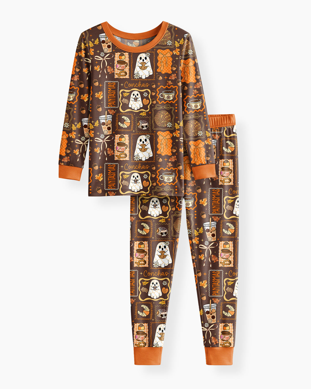 Fall Conchas Bamboo Two Piece Long Sleeve Pajama Set