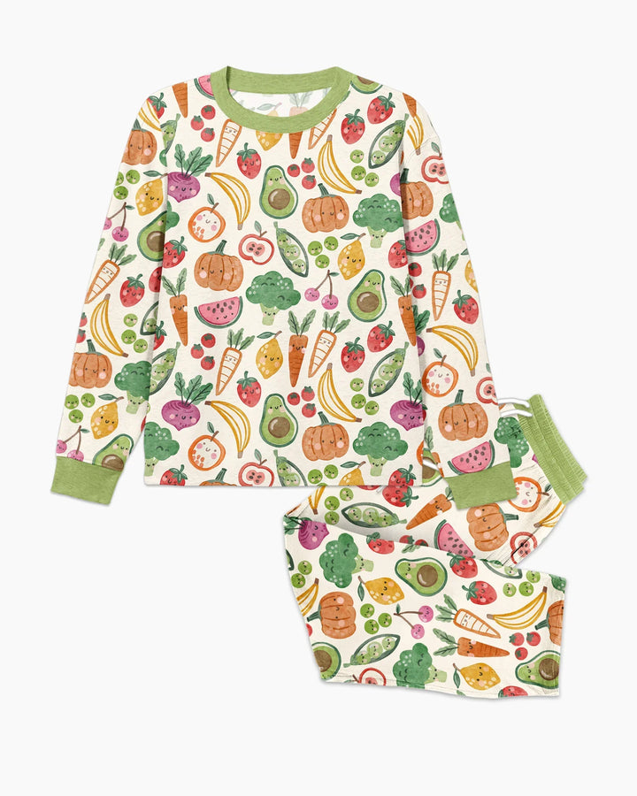 Veggie Friends Family Matching Bamboo Men's Pajama Set
