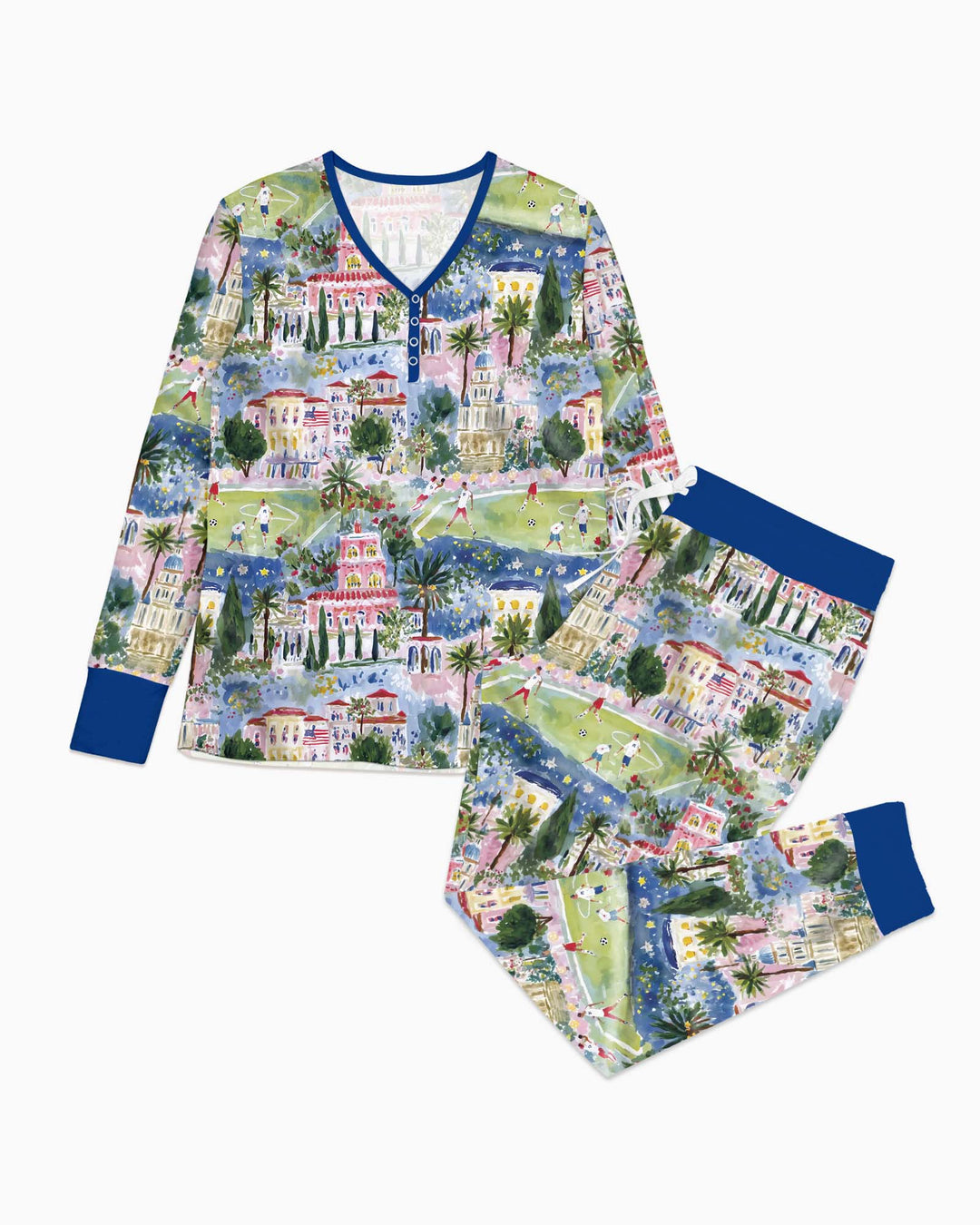 Soccer Tour 2026 Bamboo Women Pajama Set