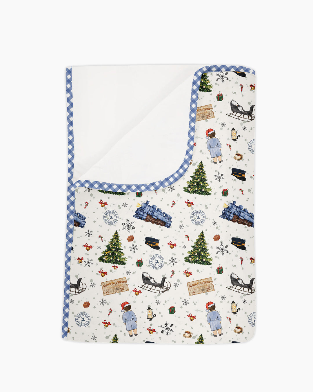 North Pole Adventure Bamboo Blanket