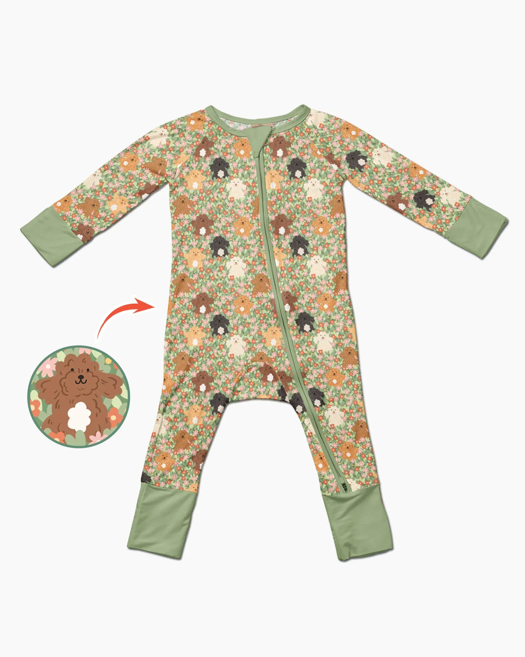 Puppy Garden Family Matching Bamboo Convertible Zippy
