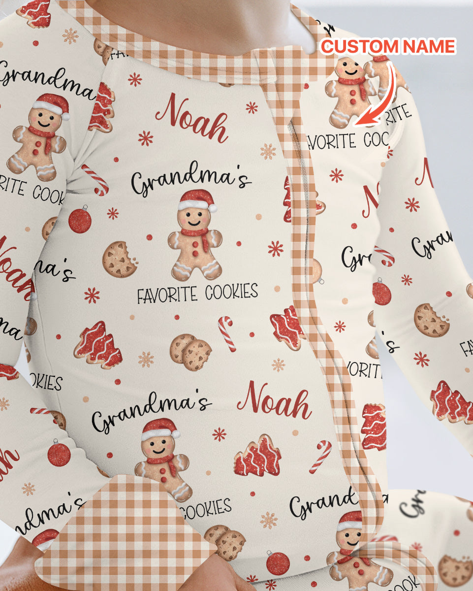Custom Name Grandma’s Favorite Cookies Bamboo Convertible Zippy
