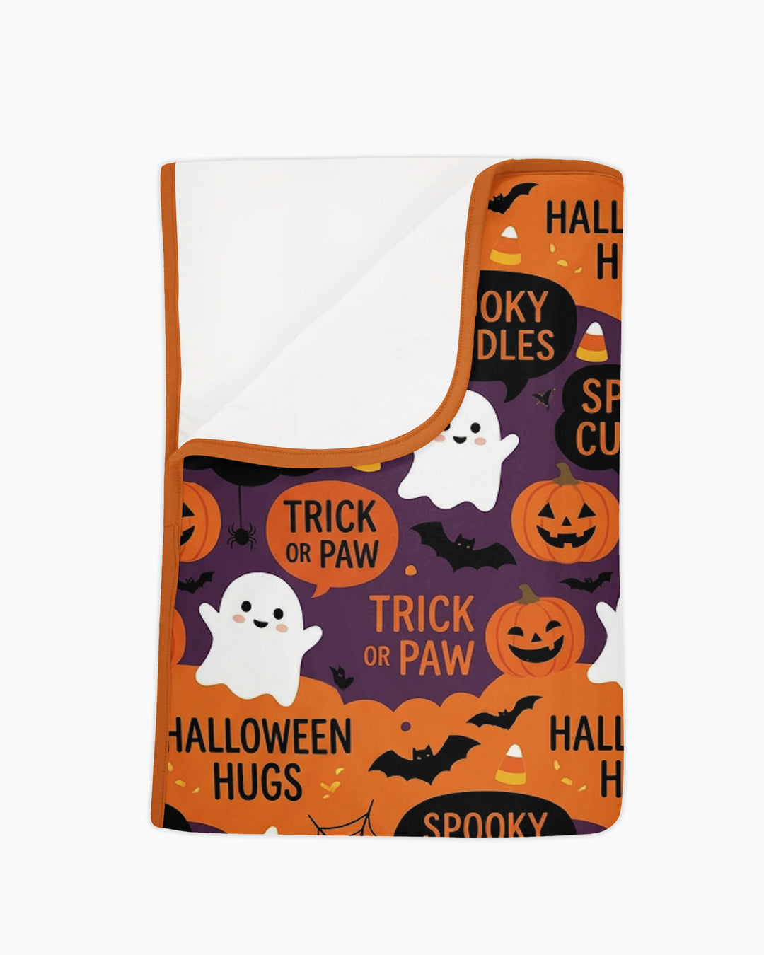 Happy Howl-O-Ween Bamboo Blanket