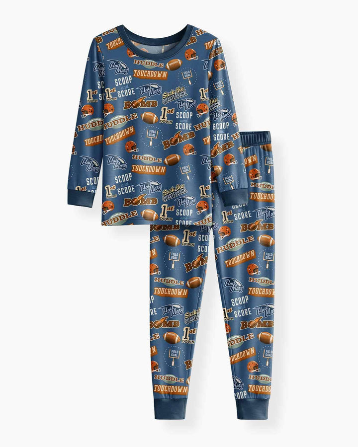 Template Bamboo Two Piece Long Sleeve Pyjamas Set