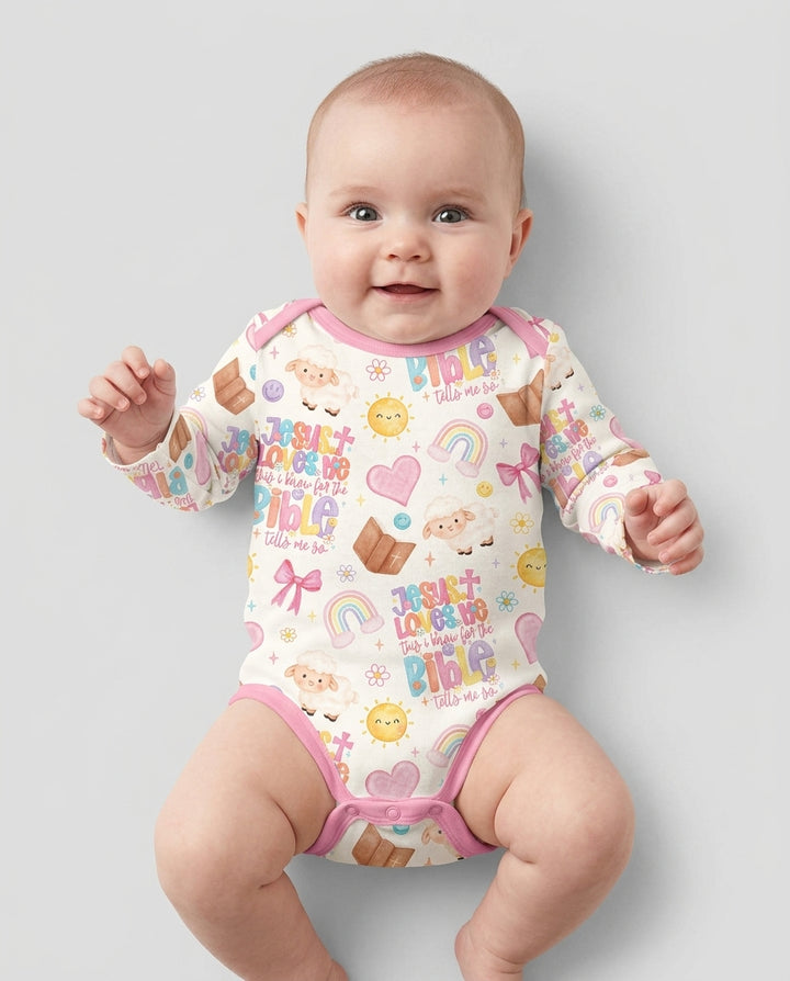 Jesus Loves Me This I Know Bamboo Bodysuit