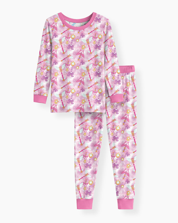 Template Bamboo Two Piece Long Sleeve Pyjamas Set