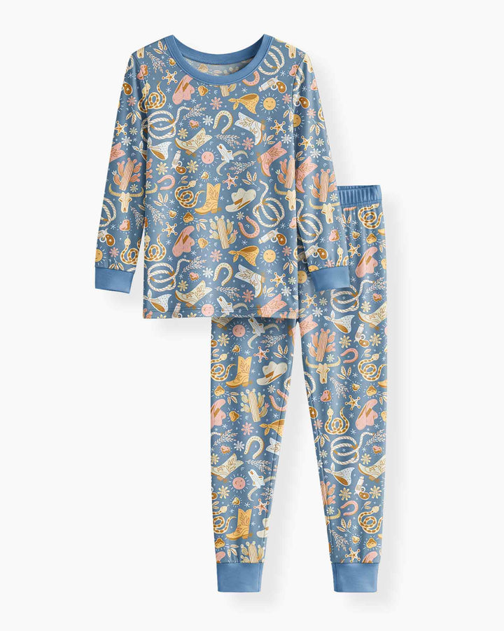 Template Bamboo Two Piece Long Sleeve Pyjamas Set