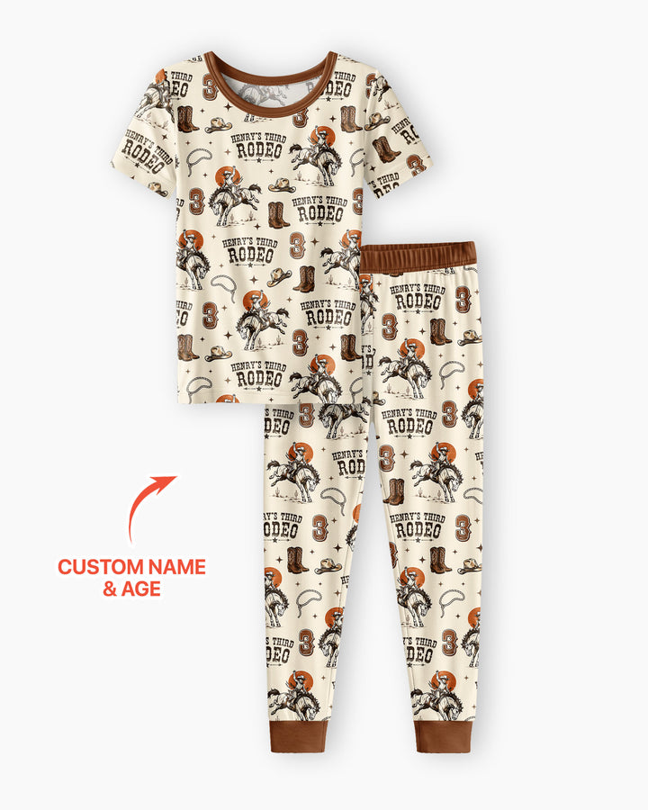 CUSTOM Template Bamboo Two Piece Short Sleeve Pyjamas Set