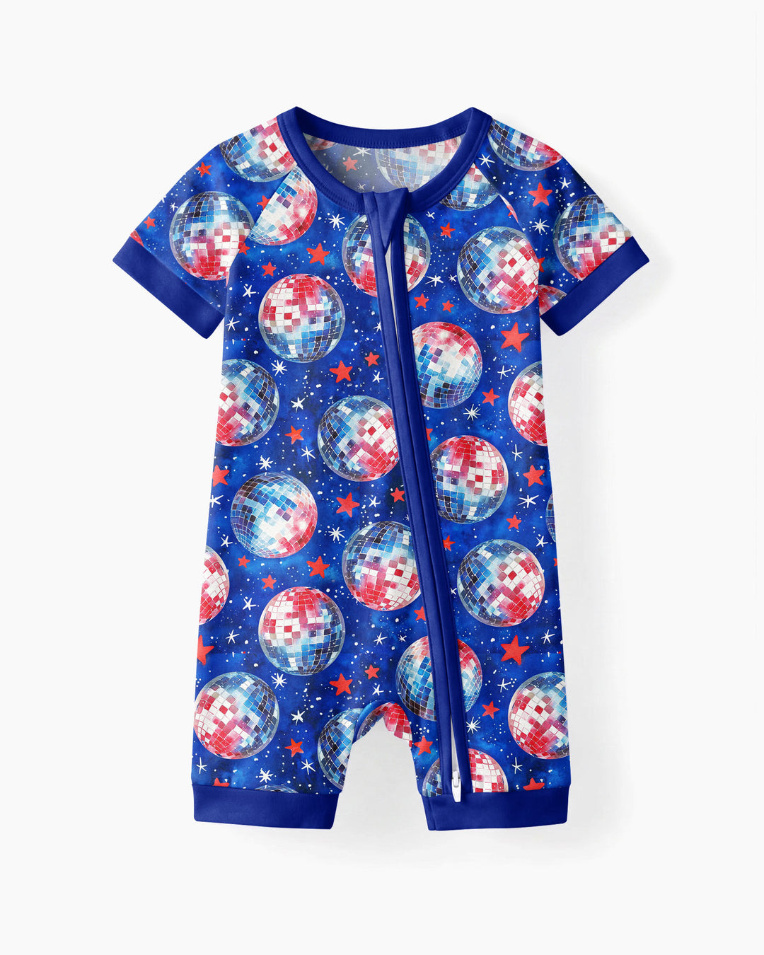 USA Disco Balls Bamboo Shorty Zippy