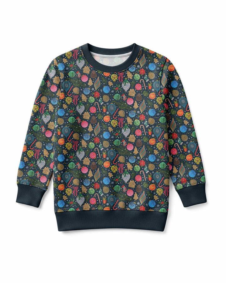 Holiday Ditsy Bamboo Crewneck Sweatshirt