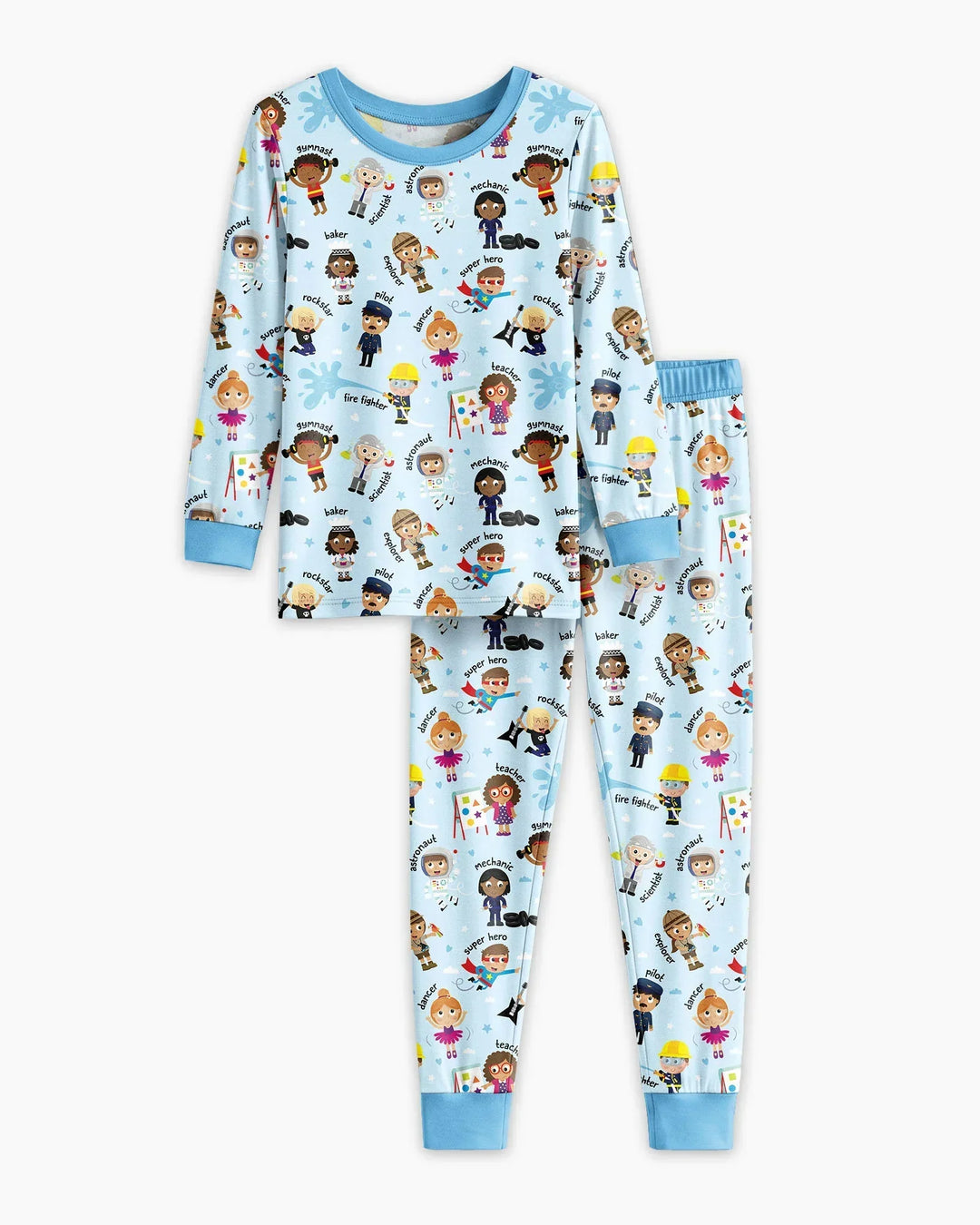When I Grow Up Bamboo Two Piece Long Sleeve Pajama Set