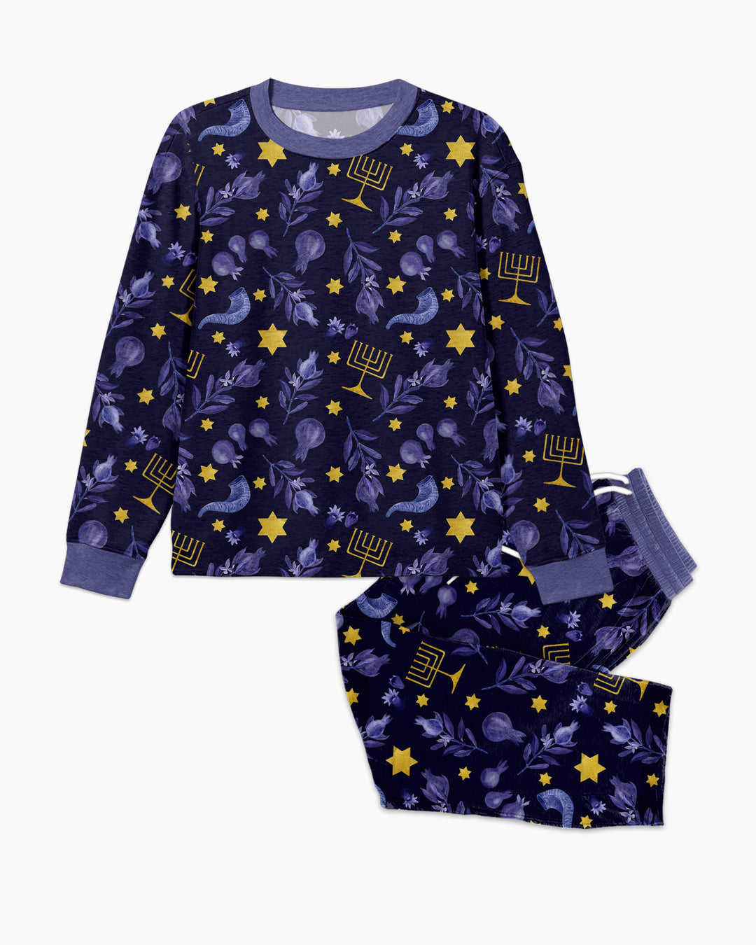Rosh Hashanah Night Family Matching Bamboo Men's Pajama Set