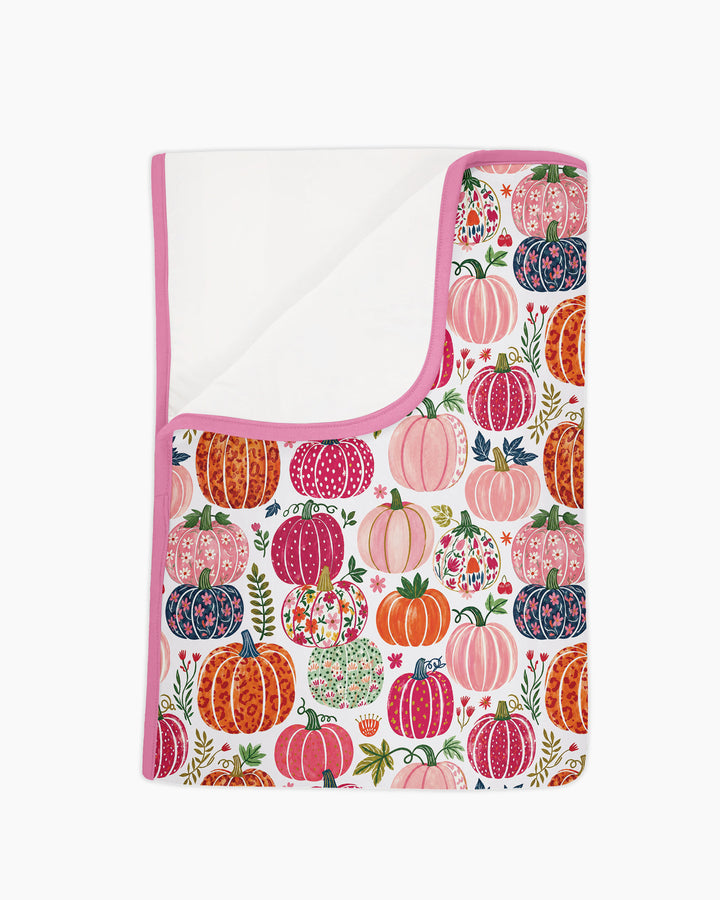 Pumpkin Patch Party Bamboo Blanket
