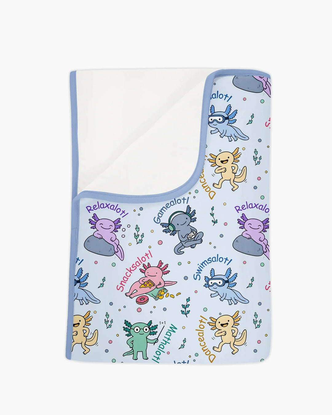 A Lotta Axolotls Bamboo Blanket