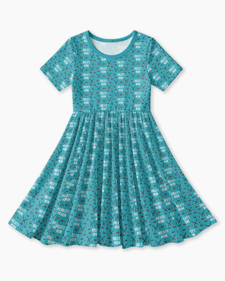 Hockey Mom Bamboo Twirl Dress