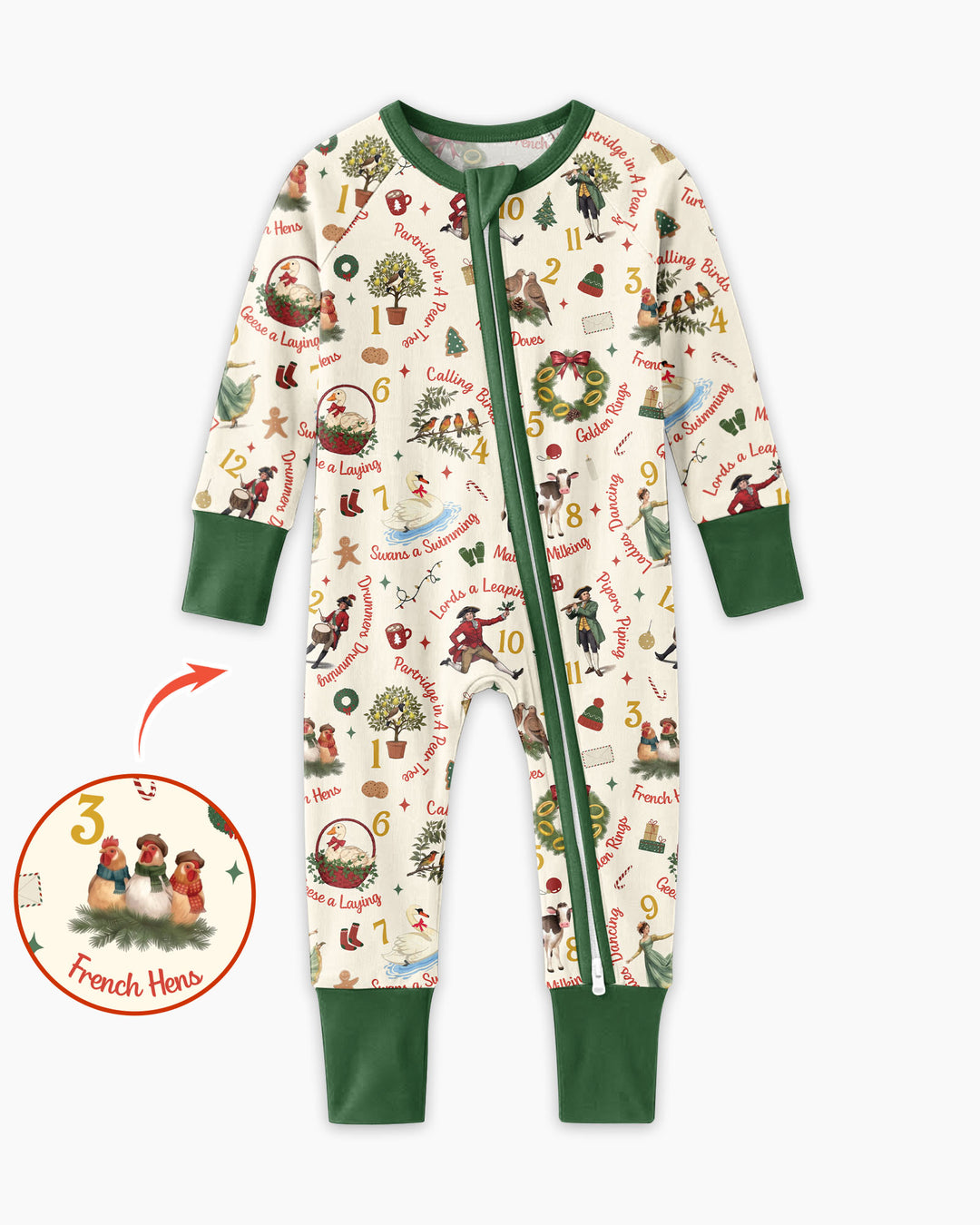 12 Days of Christmas Bamboo Convertible Zippy