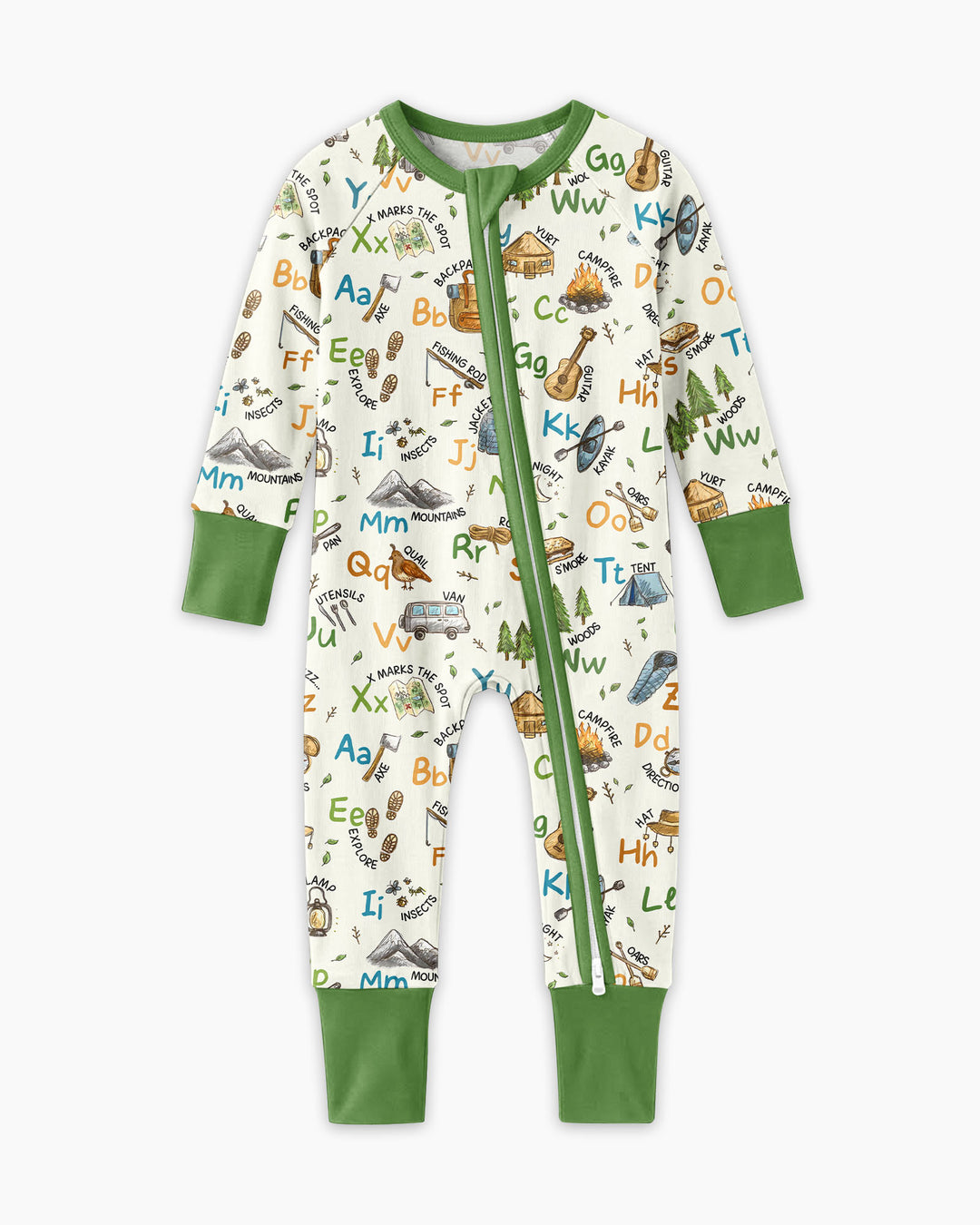 Adventure Alphabet ABCs Summer Camp Bamboo Convertible Zippy