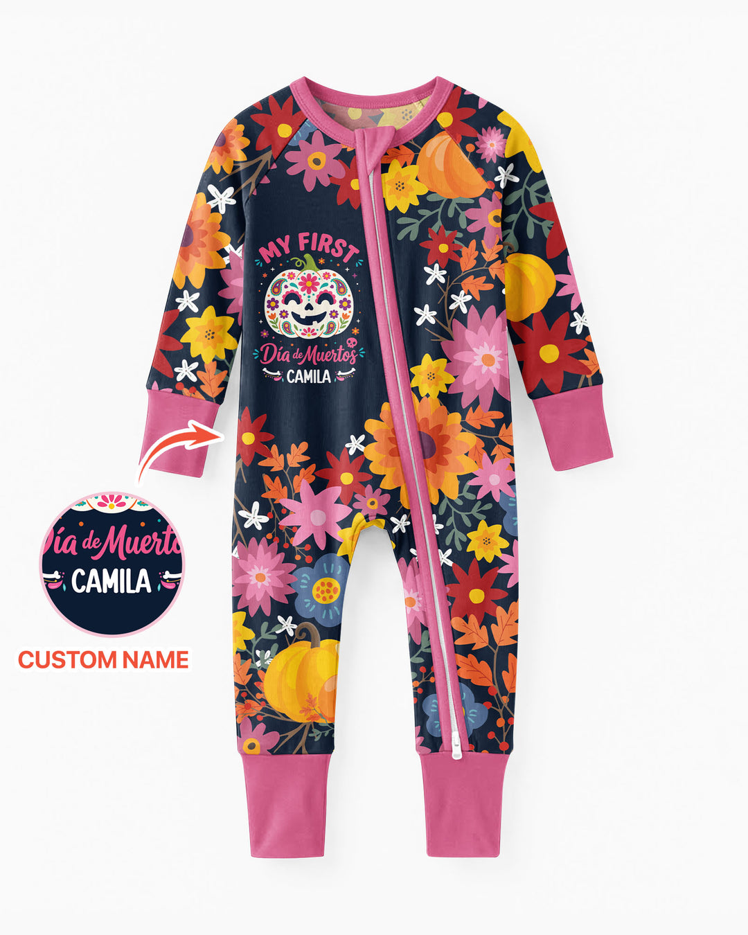 My first Dia de Muertos Bamboo Convertible Zippy