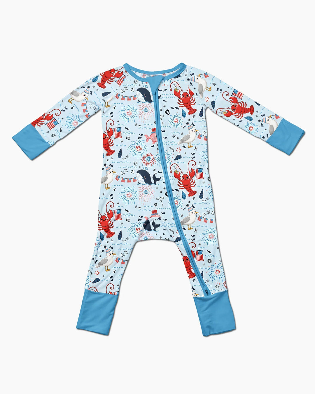 Celebrate 4th of July Family Matching Bamboo Convertible Zippy