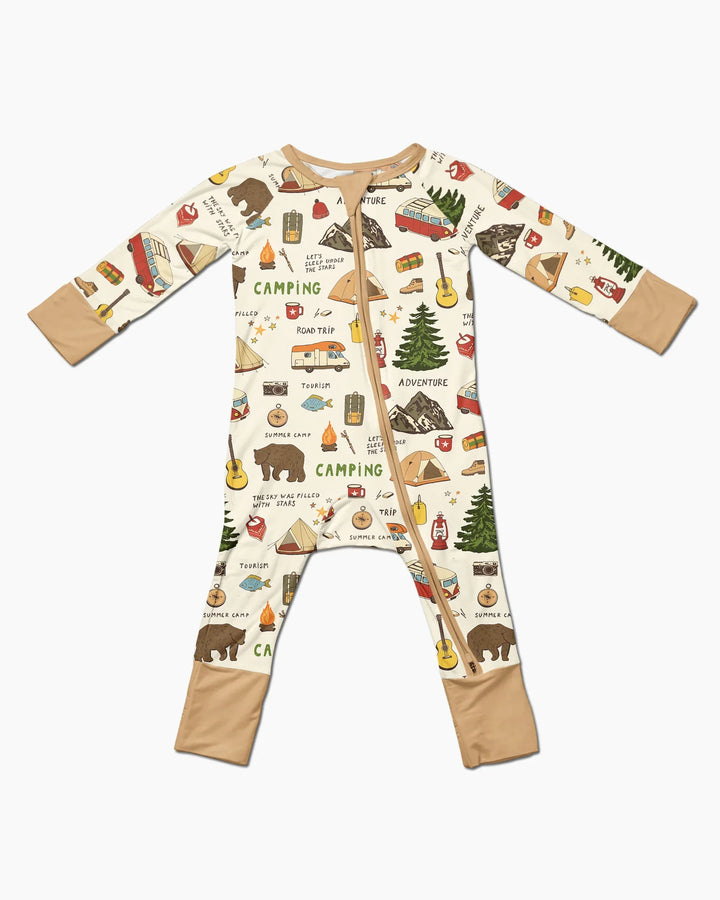 Outdoor Camping Adventure Family Matching Bamboo Convertible Zippy