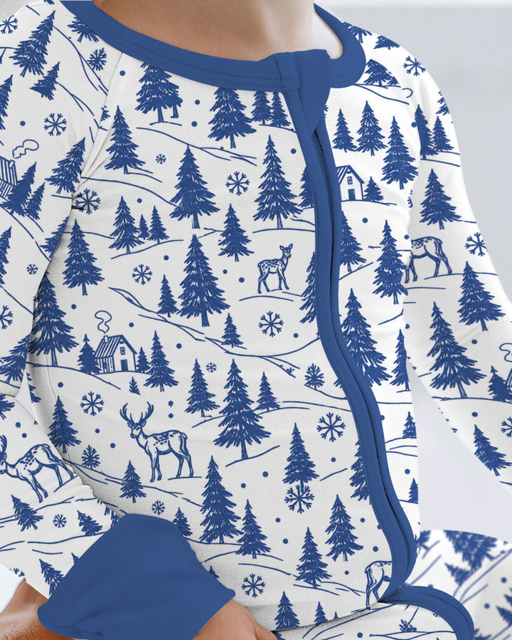 North Pole Train Bamboo Convertible Zippy