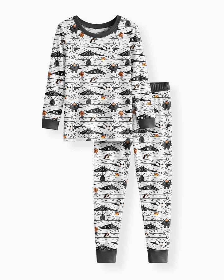 Template Bamboo Two Piece Long Sleeve Pyjamas Set