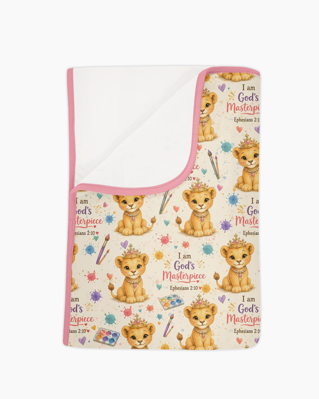 I Am God's Masterpiece Bamboo Blanket