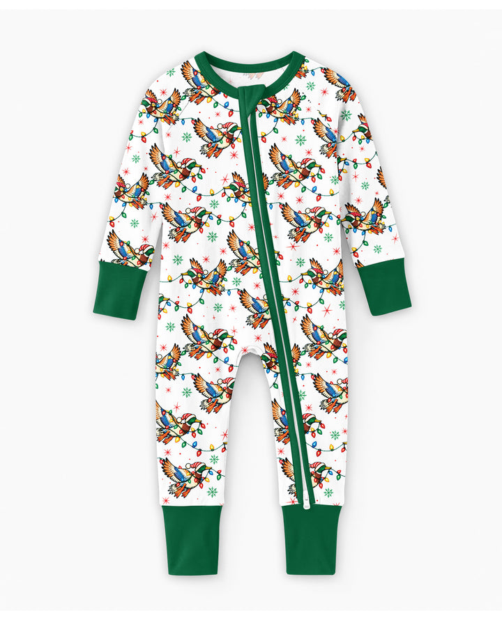 Preppy Christmas Mallard Duck Bamboo Convertible Zippy