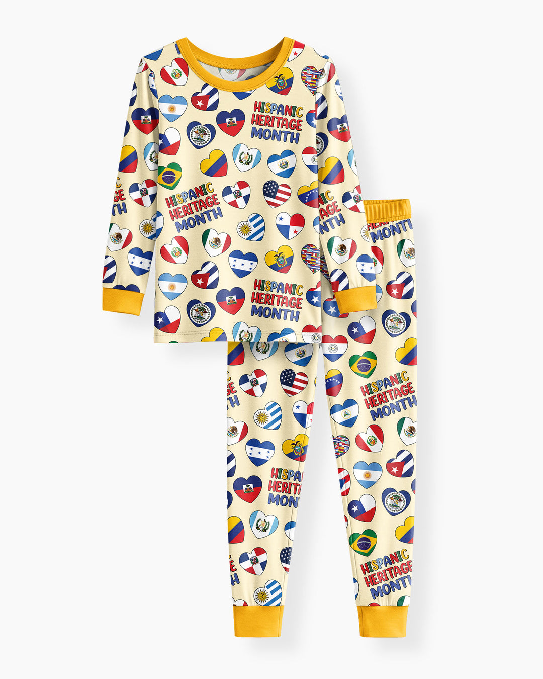 Template Bamboo Two Piece Long Sleeve Pyjamas Set