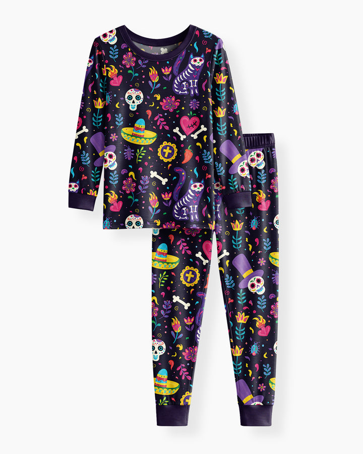 Template Bamboo Two Piece Long Sleeve Pyjamas Set