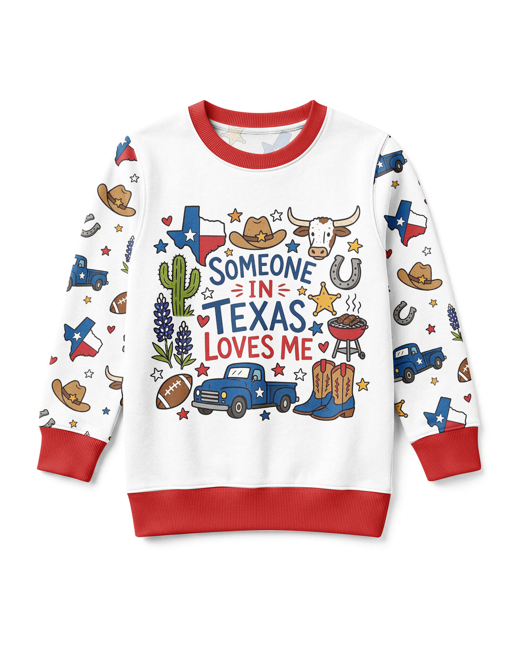 Someone in Texas Loves Me Bamboo Crewneck Sweatshirt