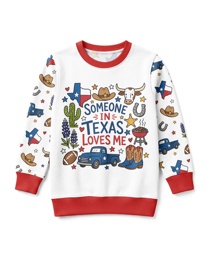 Someone in Texas Loves Me Bamboo Crewneck Sweatshirt