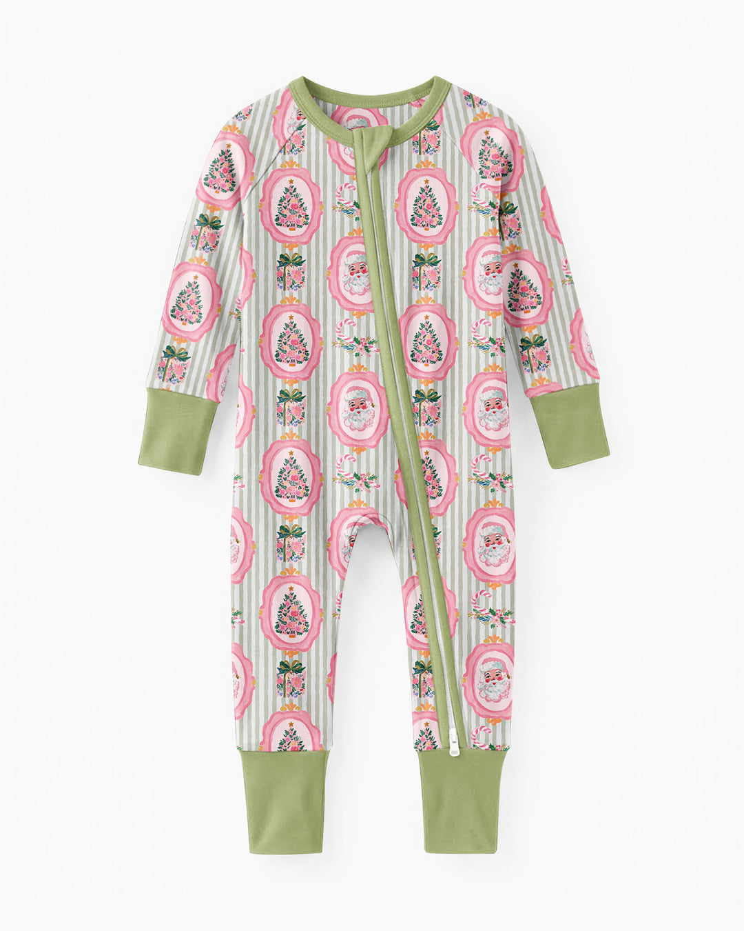 Pink Vintage Christmas Bamboo Convertible Zippy