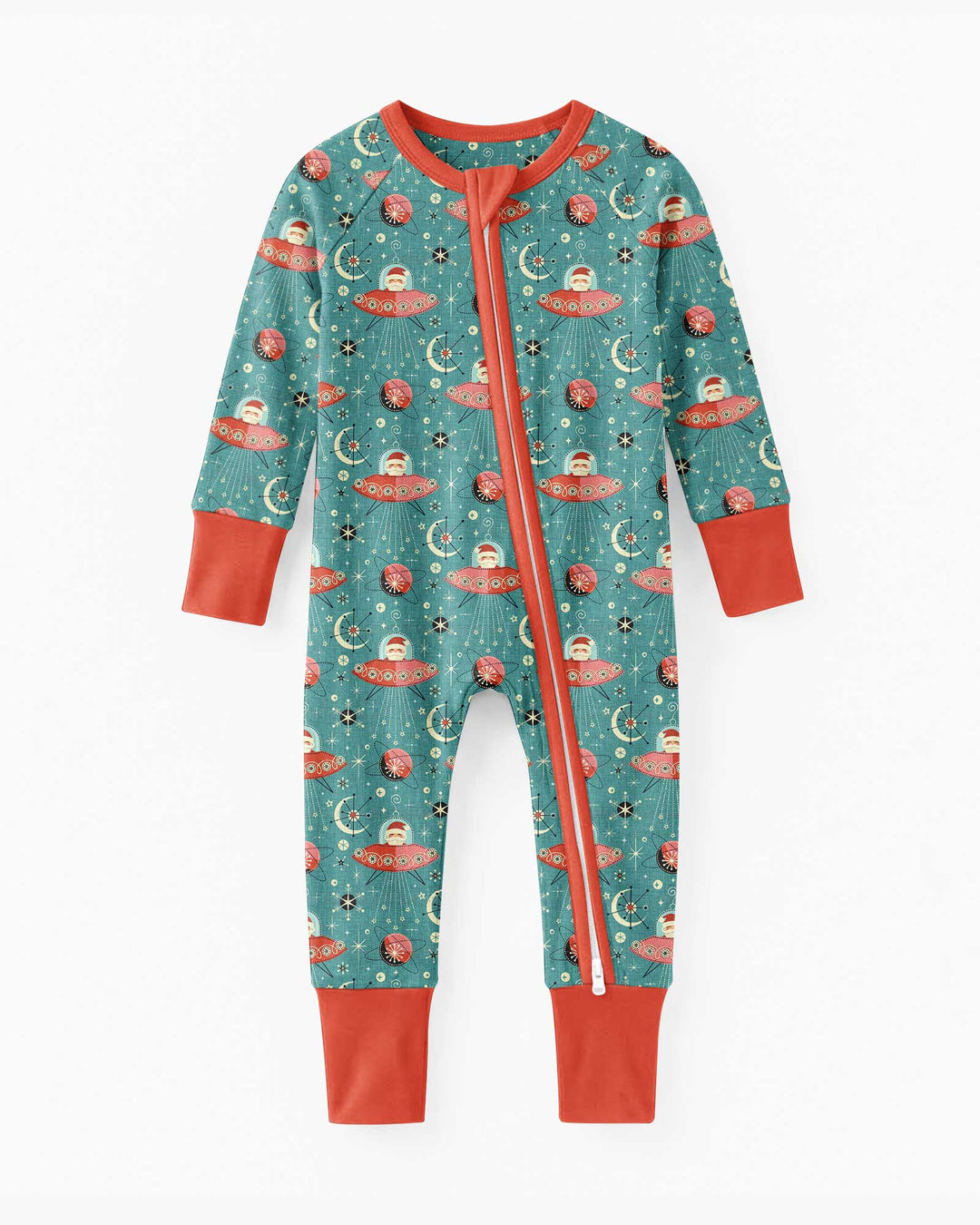 Atomic Santas in Space Bamboo Convertible Zippy