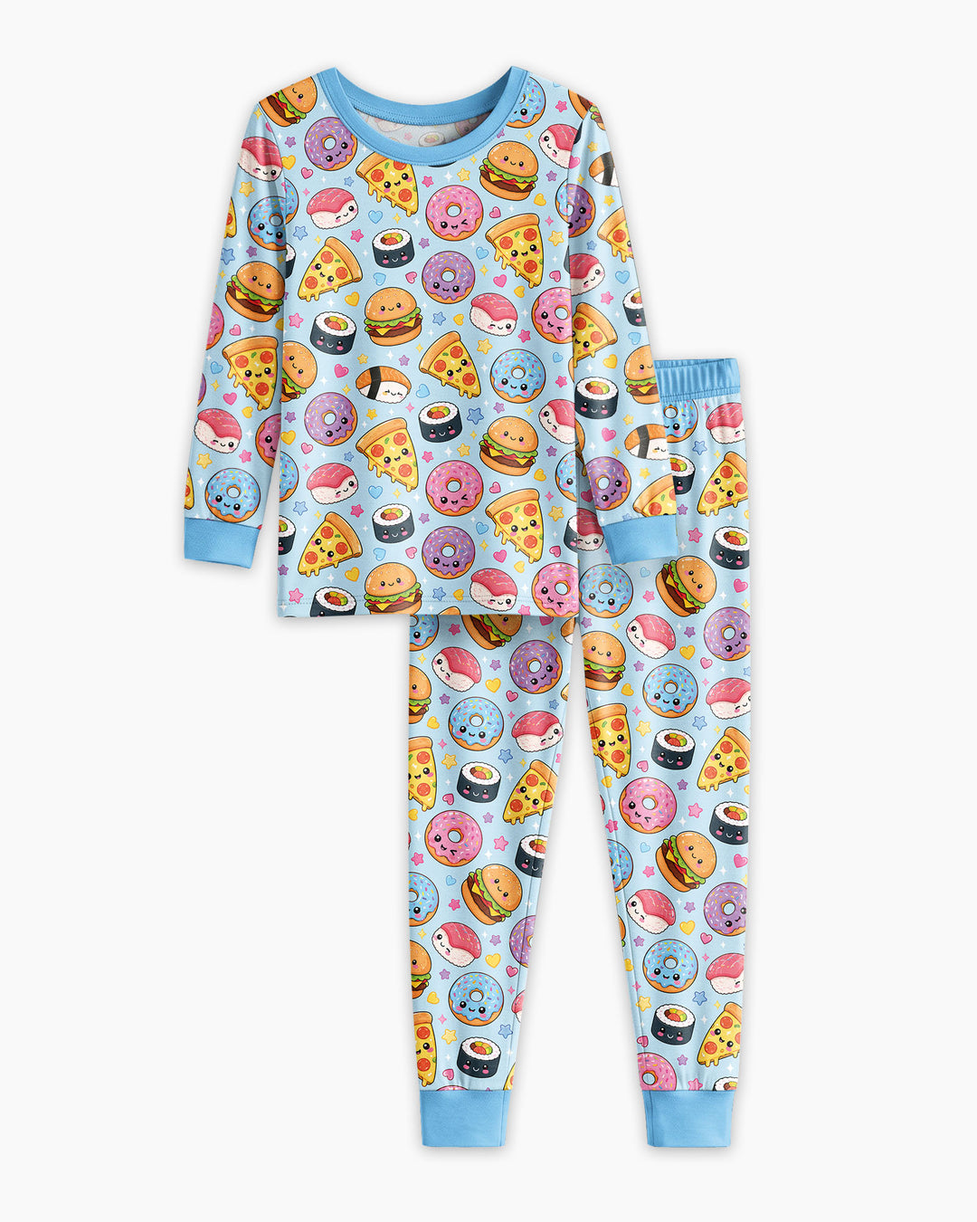 Template Bamboo Two Piece Long Sleeve Pyjamas Set