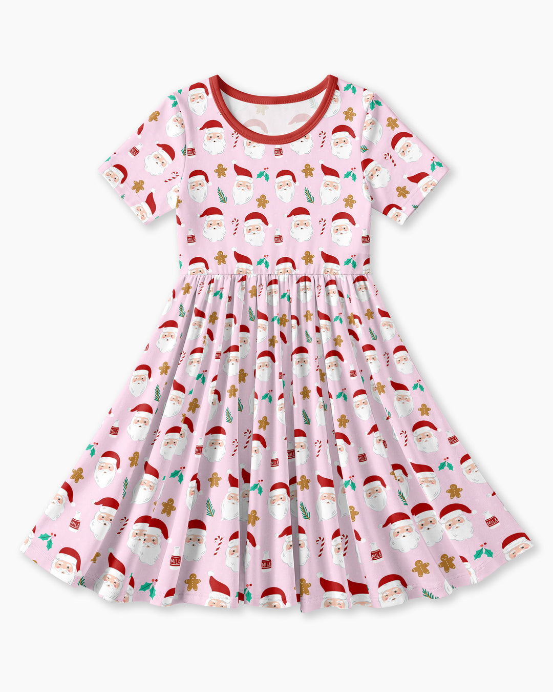 Christmas Sweet Santa Bamboo Twirl Dress