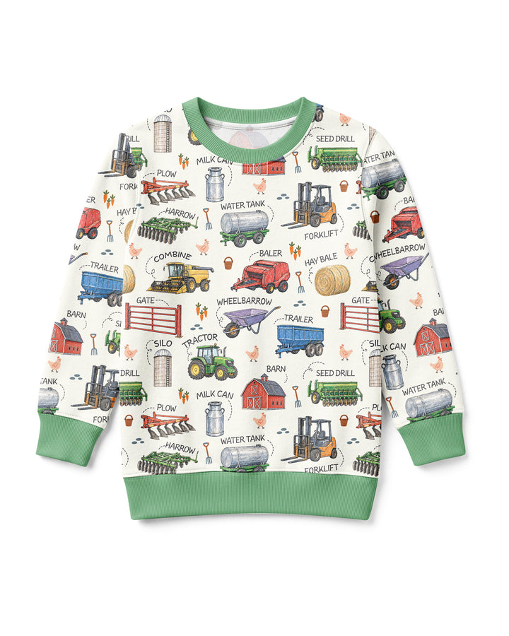 Little Farmer Bamboo Crewneck Sweatshirt