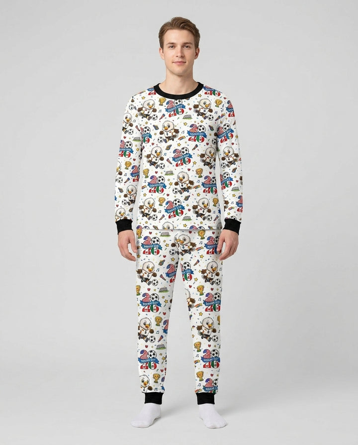 We Are The Champions Soccer Cup 2026 Bamboo Men's Pajama Set