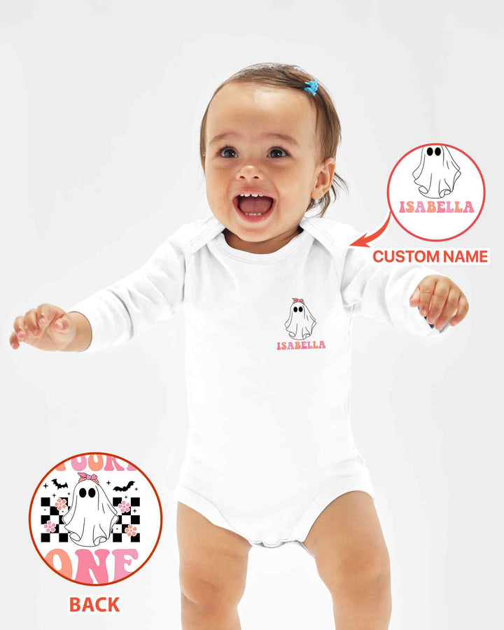 Personalized Spooky One Bamboo Bodysuit