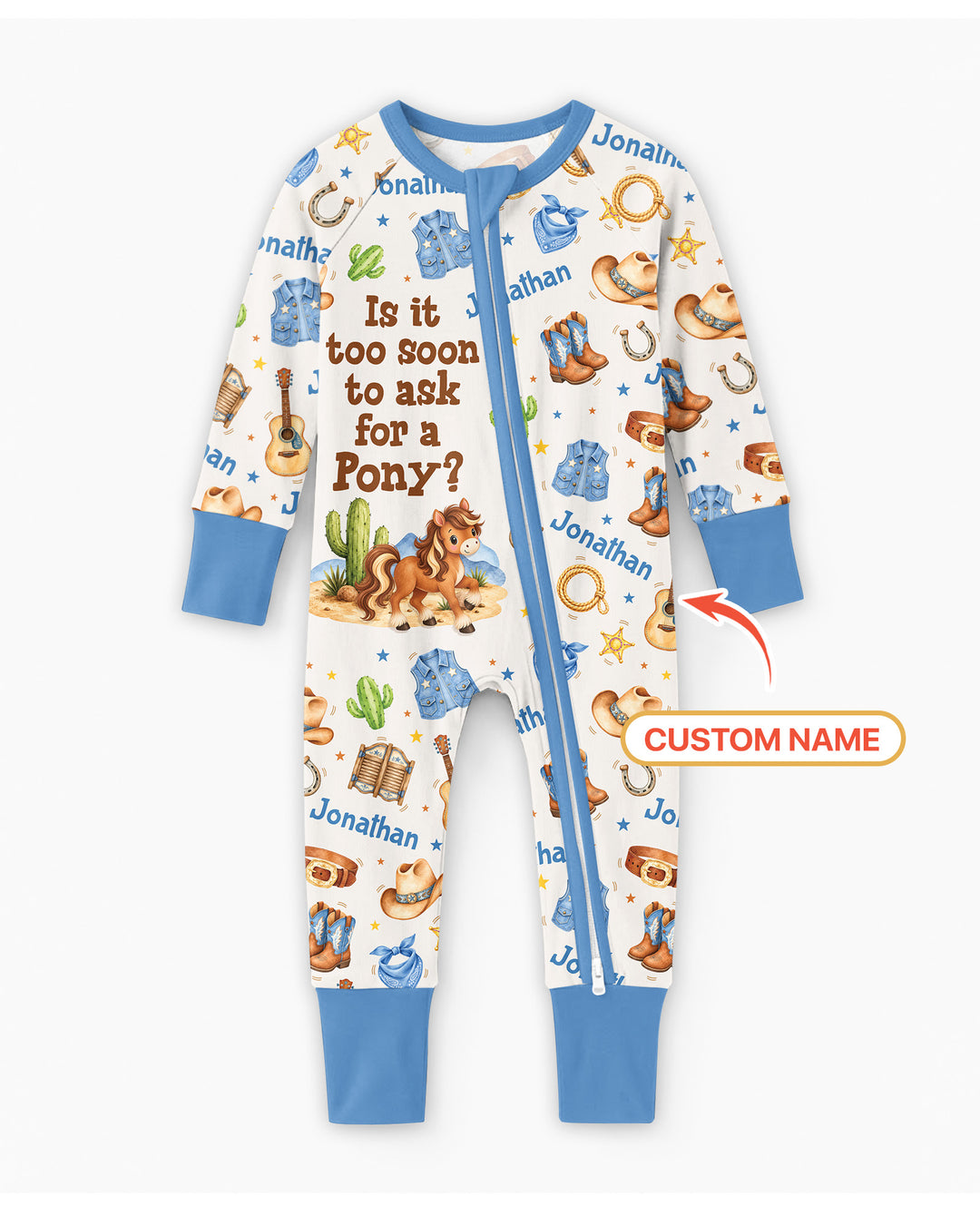 Is It Too Soon To Ask For A Pony Custom Name Bamboo Convertible Zippy